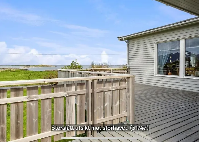 Strandhus Med Panoramautsikt * Sand (Nordland)